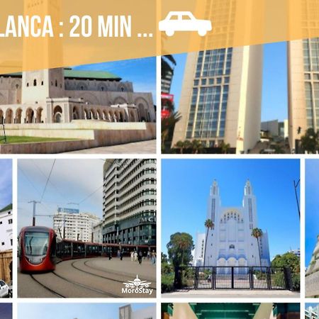 Airport Apartment Suite Casablanca Free Wifi Modern Confort Calme Derroua エクステリア 写真